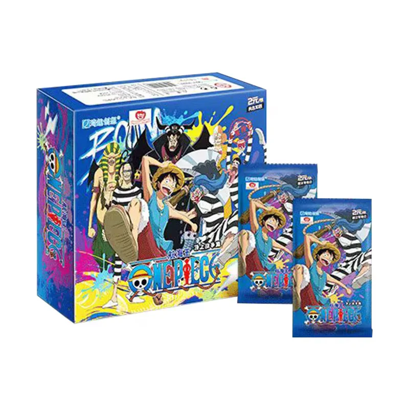 One Piece Collections Rare Cards Box Booster Pack Anime Luffy Zoro Nami Chopper TCG Game Collectibles Card Child Birthday Gift