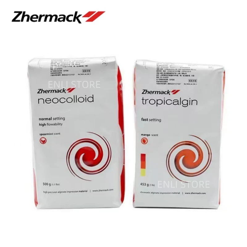 Zhermack Dental Material Alginate Impression Powder Teeth Chromatic Alginate Impression Materials for Dental Laboratory