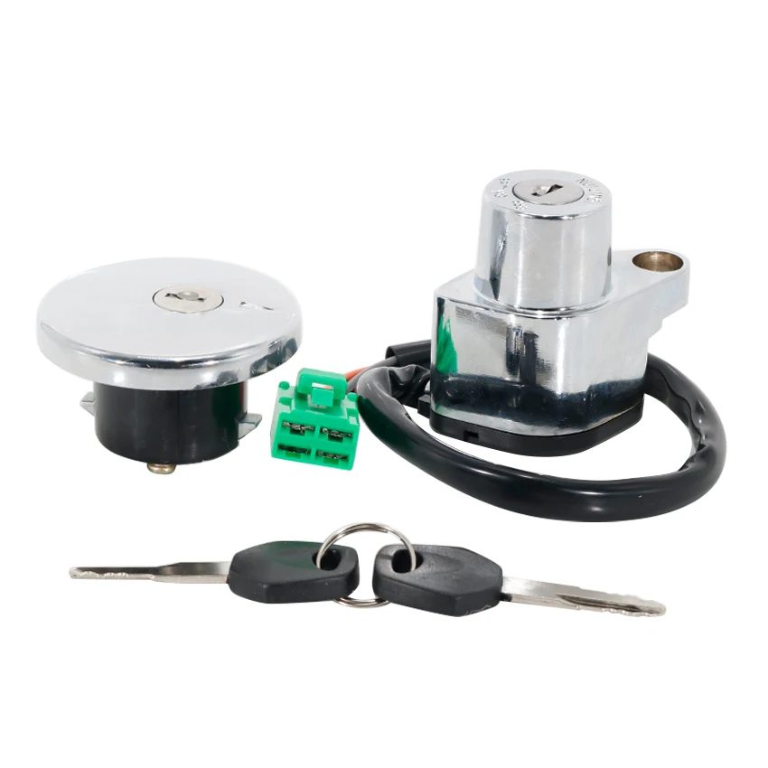 Passend für Suzuki LS650 Savage 1986-2004 / LS650 Boulevard S40 2005-2019 Motorrad Schlüssel-Tankdeckel-Set Zündschalter – Detail 3