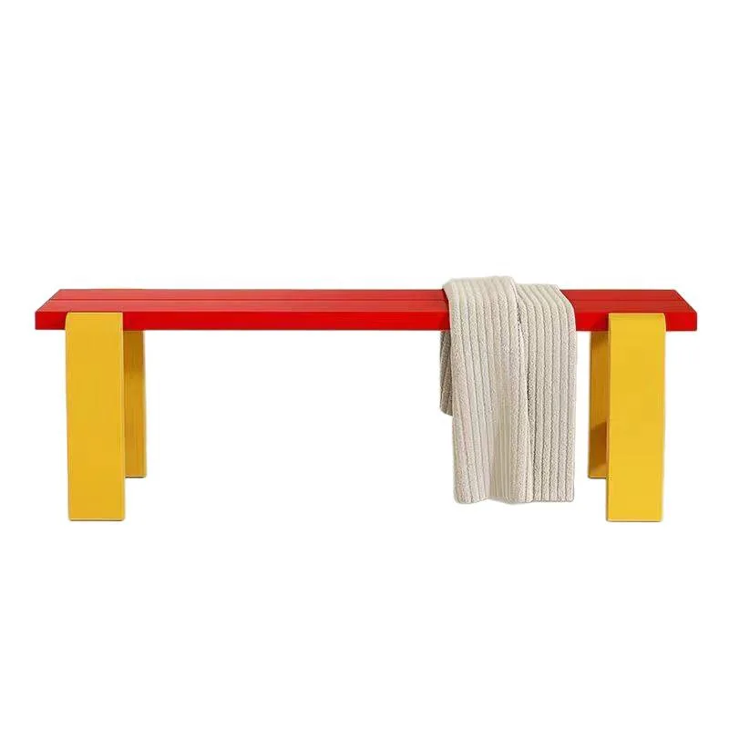 Stool porch dining chair bench bench Nordic style fashion dopamine double fight