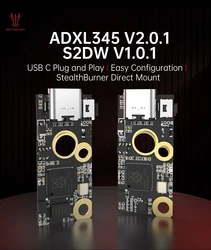 Bigtreetech ADXL345 S2DW Accelerometer Board Support Klipper Firmware For Rspberry Pi Voron 36MM Motor Extruder 3D Printer Parts