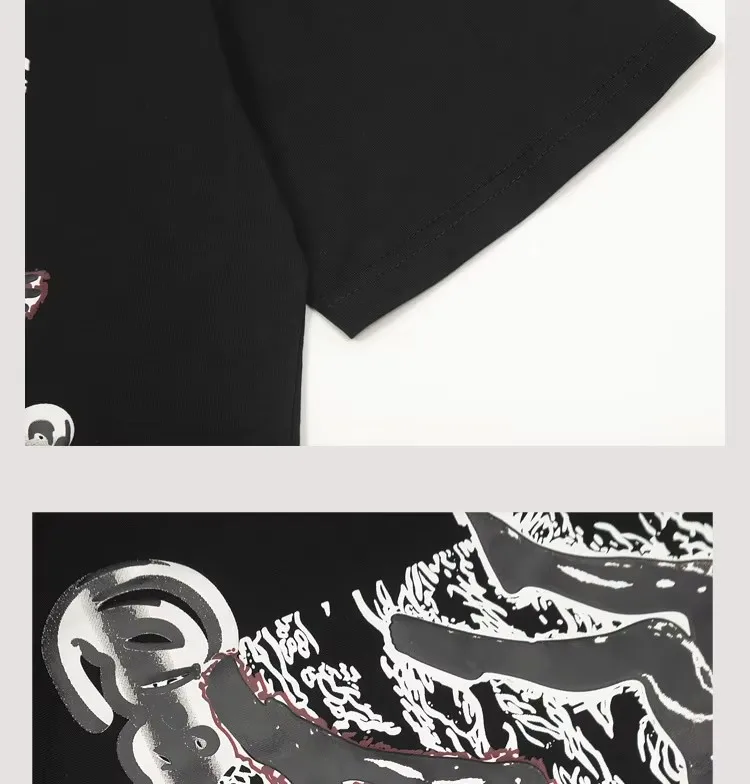 New Men 1:1 Ken Carson The Periment Tour Twins T Shirts T-Shirt Hip Hop Skateboard Street Cotton T-Shirts Tee Top US size F33