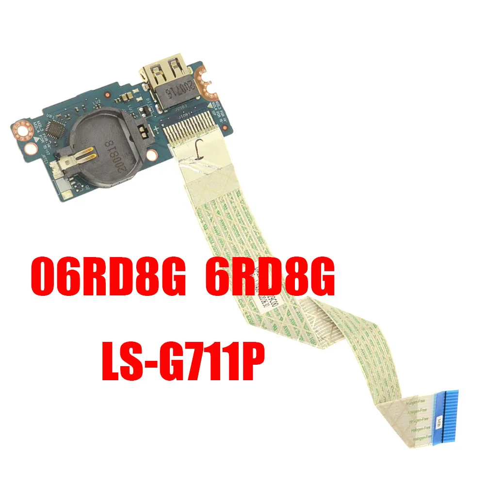 

Laptop USB/SD Card Reader IO Circuit Board With Cable For DELL For Inspiron 14 3481 3482 06RD8G 6RD8G NBX00029C00 LS-G711P New