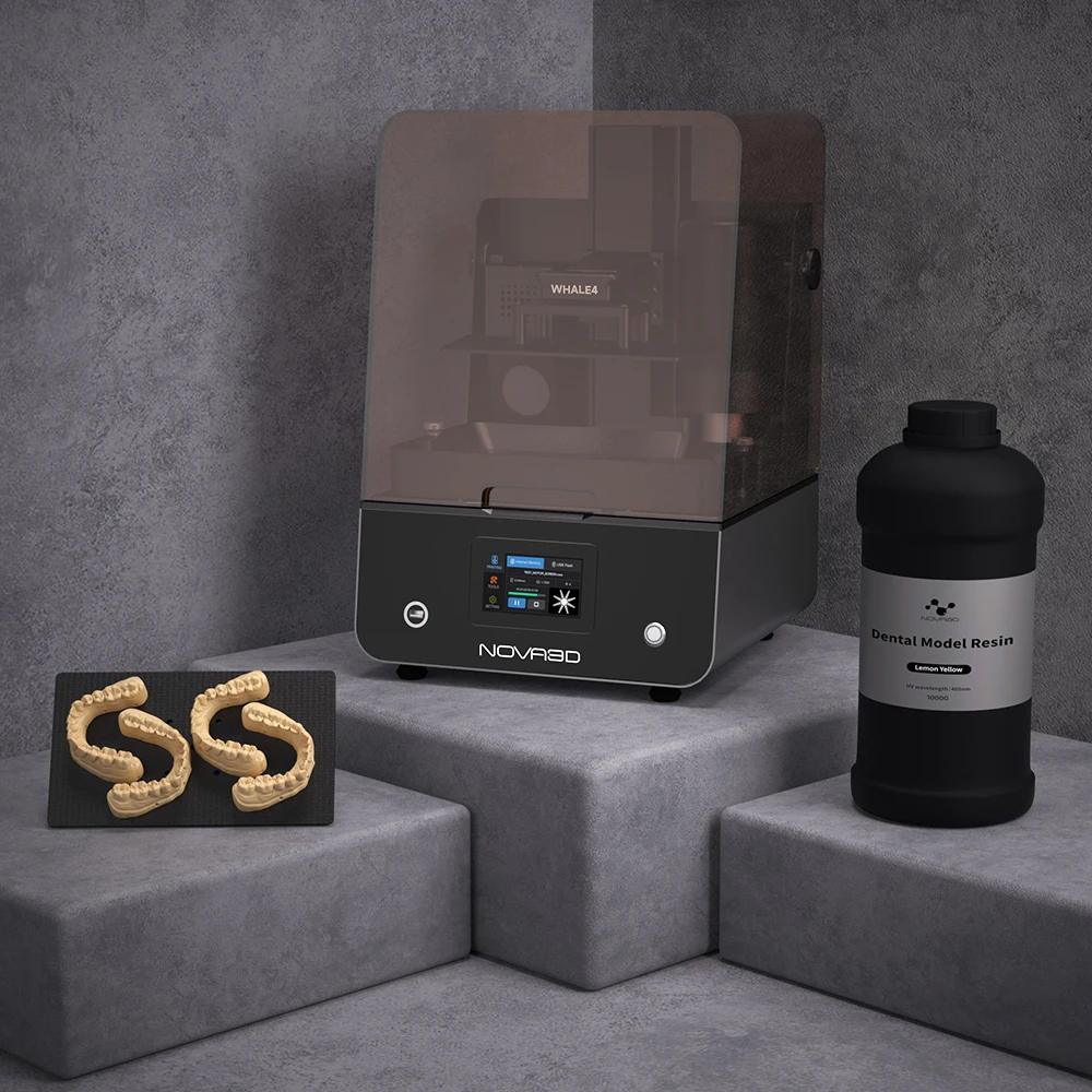 

Nova3D Whale4 16K High Precision Light Curing Resin 3D Printer With Air Filter And Heater