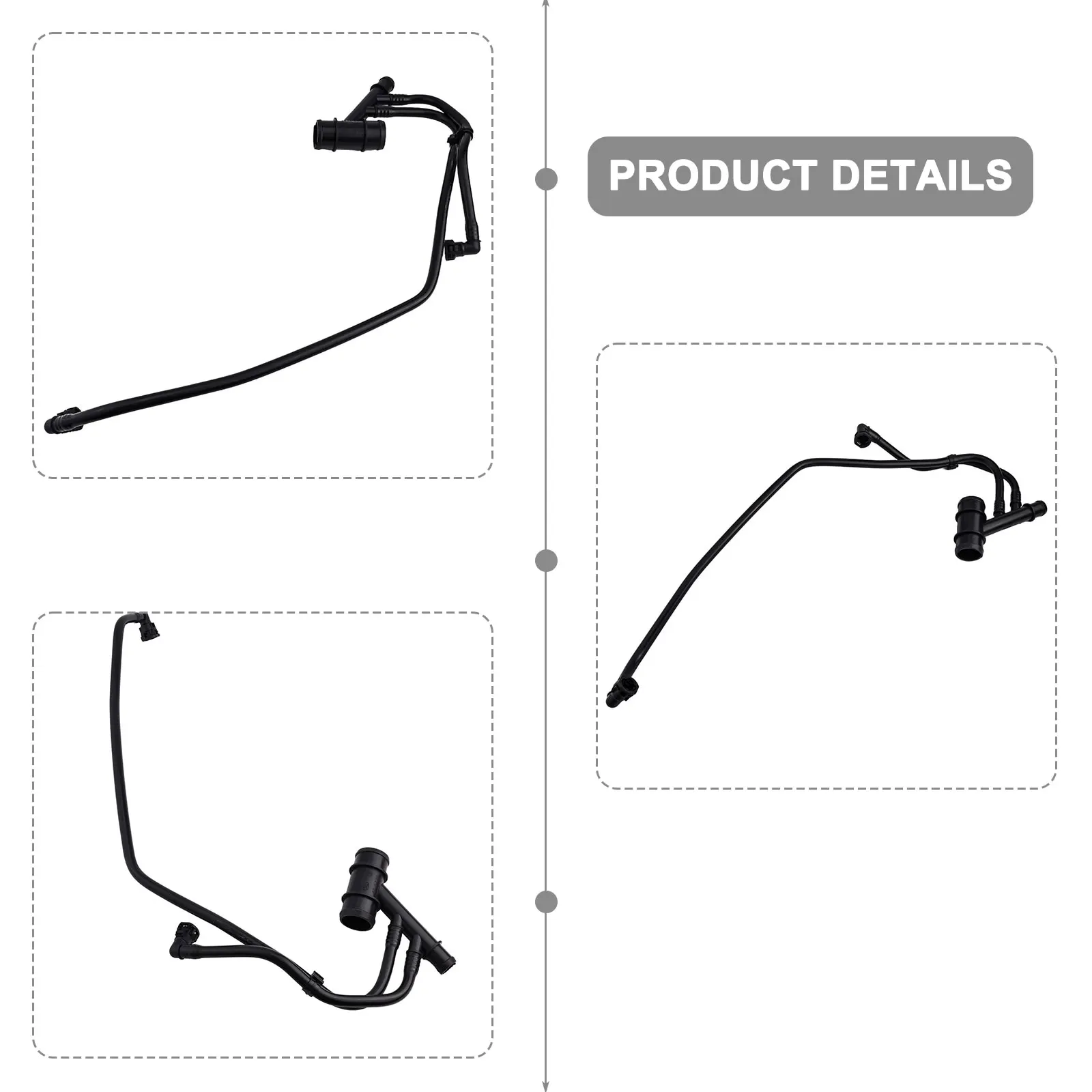 

LR017359 Трубка охлаждающей жидкости LR019007 Трубка охлаждающей жидкости Простая установка Заводские характеристики Идеально подходит для пластикового материала