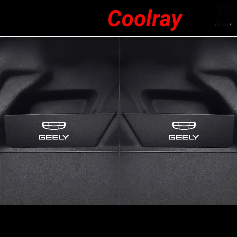 For Geely Coolray 2019-2023 BinYue Trunk Partition Car Accessory for Vehicles Stowing Tidying Storage Box Car Accessories