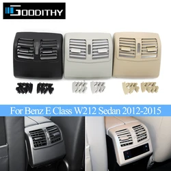Rear Center Console Air Conditioning  AC Vent Grille Outlet Frame Cover For Benz W212 E Class E260 E300 E320 E400 2012-2015
