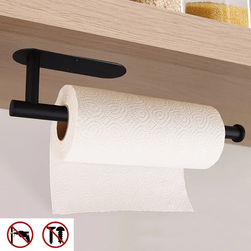 Portarrollos de papel, toallero, estante colgante, almacenamiento para el baño, estante para el baño, accesorios de pañuelos para el hogar, soporte de pared, colgador de cocina