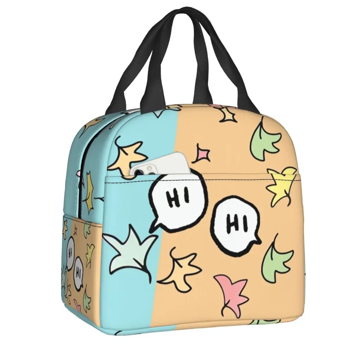 

Hearstopper Hi - Hi Lunch Bag Men Women Cooler Warm Insulated Lunch Box for Kids School Thermal Bags lunchbag