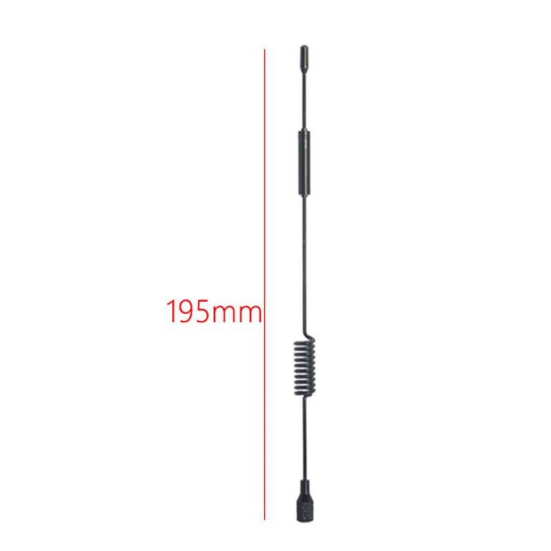 1Pcs Metal Simulation Antenna Decorate 195/200mm for 1/10 RC Crawler Car Traxxas TRX4 Defender AXIAL SCX10 RC4WD D90 D110 Parts