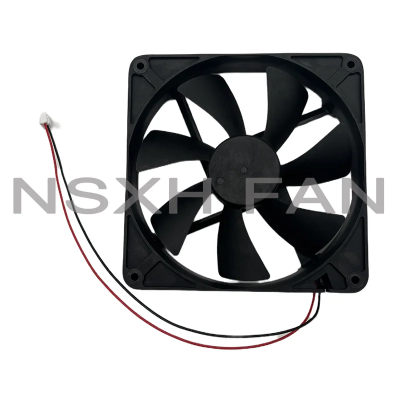 Imagem -02 - Ventilador de Refrigeração do Servidor 2-wire Bdm14025s 12v 0.15a 140x140x25 mm Bdh12025s 12v 0.18a