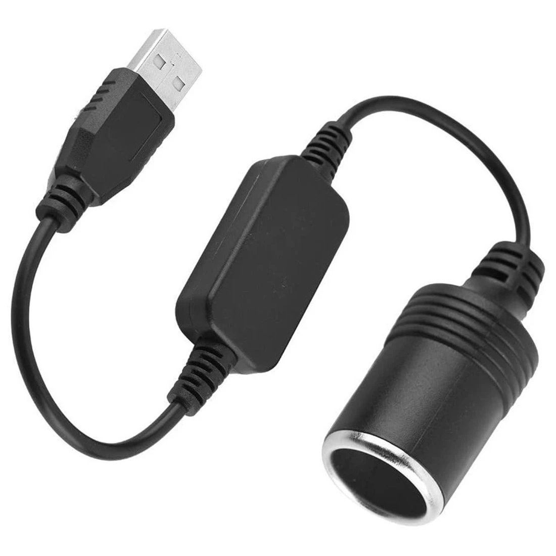 Fonte de Alimentação USB para Tacógrafo, Conversor 5V a 12V, Conversor USB para Isqueiro