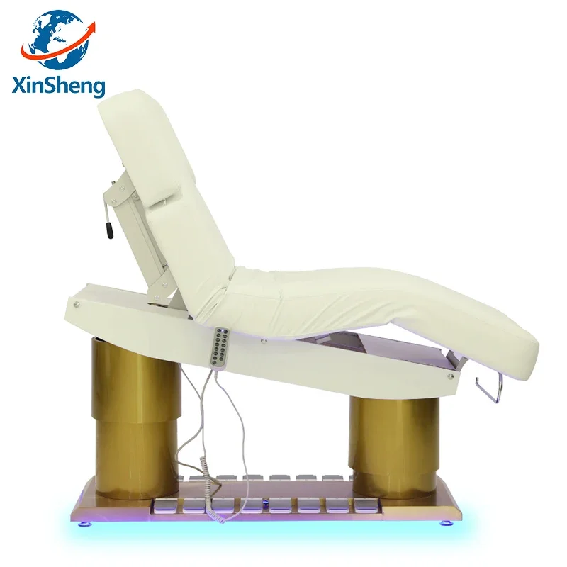 XingSheng سرير العناية بالجمال الكهربائي للوجه العلاج المائي طاولة التدليك صالون رمش سرير تدليك الجسم كله سبا الأثاث #4