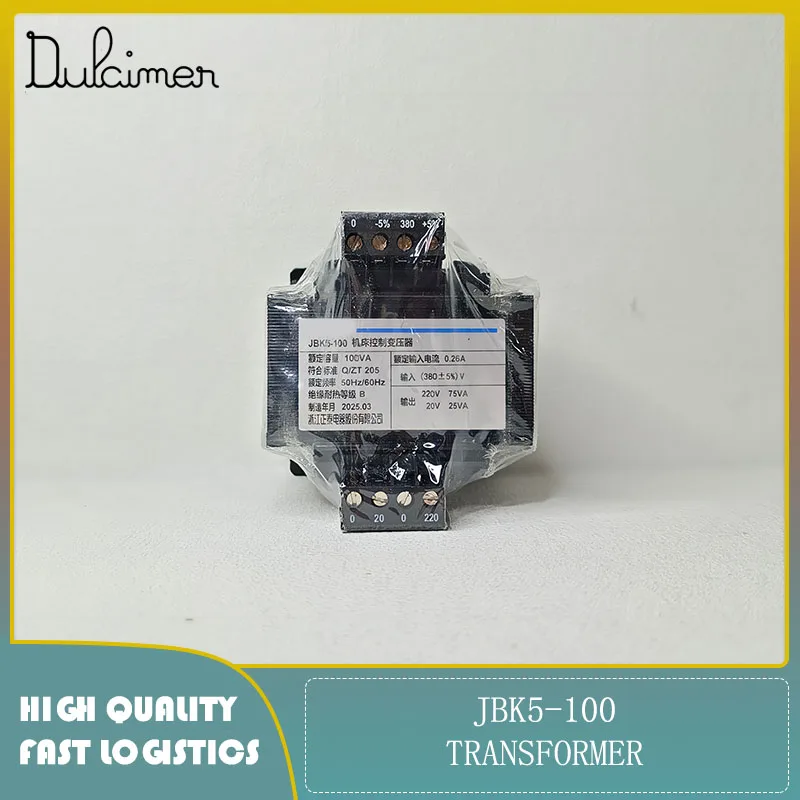 Transformer JBK5-100 380V 24V 220V Machine Control Transformer New Original Equipment