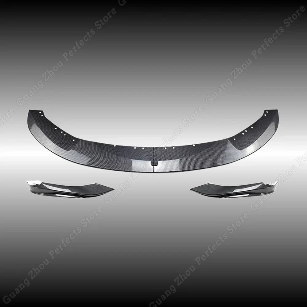 Becquet de Lèvre Avant Pour BMW Série 4 F32 F33 F36 M-tech 2014-2020 MP Voiture Avant Pare-chocs Lèvre Séparateur Diffuseur Corps Kit Spoiler Pare-chocs Garde Spoiler Avant Voiture(Couleur