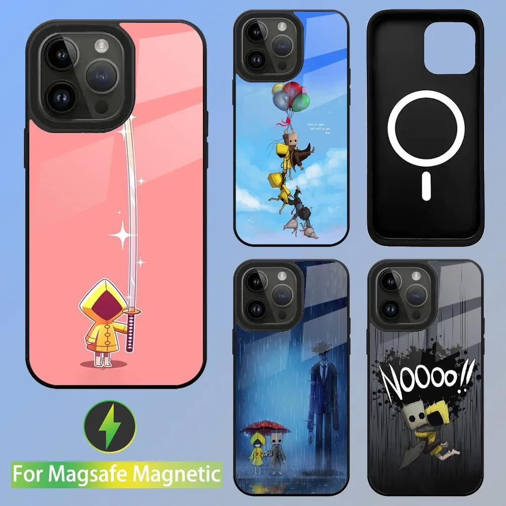 

Game little nightmares Phone Case For iPhone 15,14,13,12,11,Plus,Pro,Max Mini Magsafe Magnetic Wireless Charging