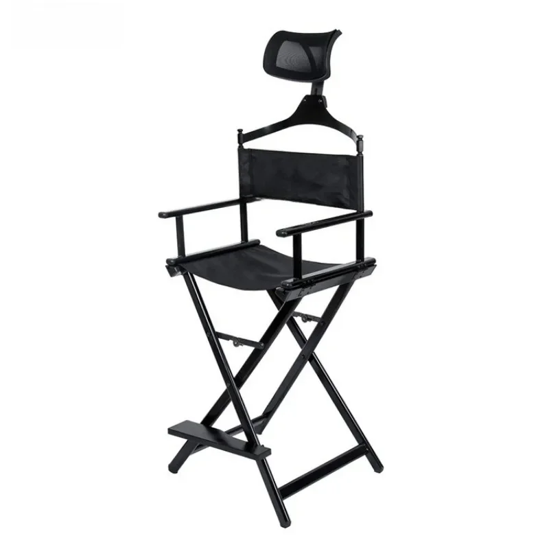 

Aluminum alloy folding chair, beach chair with headrest outdoor director chair