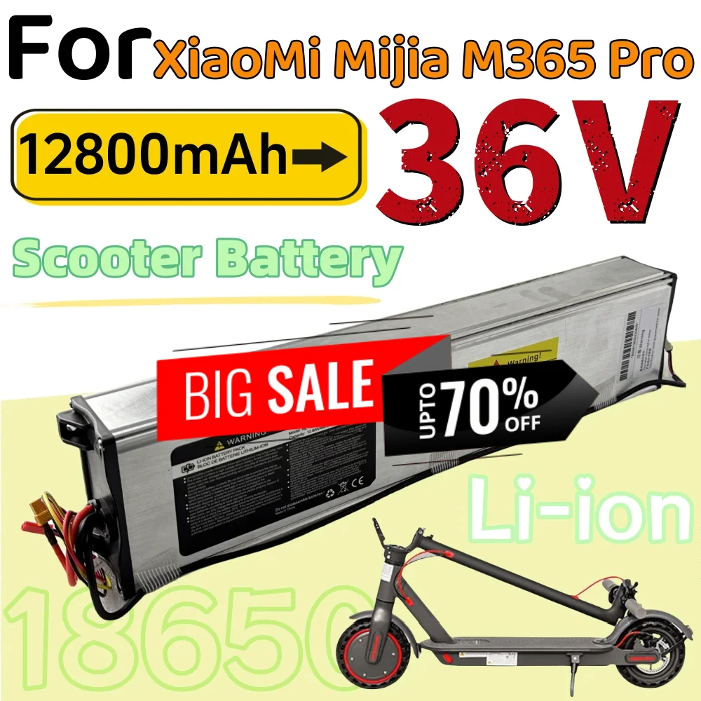 

Original Battery 36V 12800mAH for Xiaomi m365 Pro Scooter Special Battery Pack lithium battery
