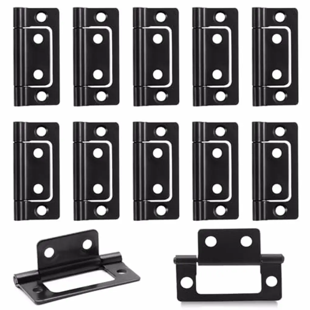 12 قطعة من مفصلات الأثاث العتيقة DIY أداة الحرف اليدوية مفصلات الأم المفصلات الأبواب المعدنية الداخلية للأبواب الداخلية #5