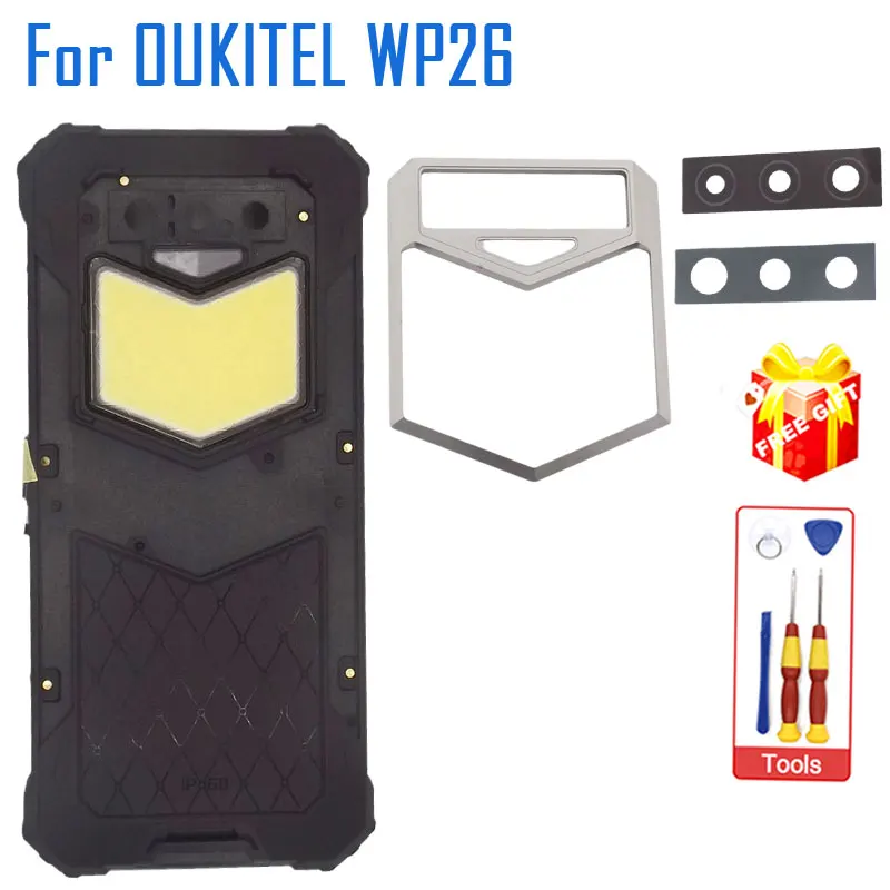 

New Original OUKITEL WP26 Rear Cover Back Camera Decorative Parts With Rear Camera Lens Accessories For OUKITLE WP26 Smart Phone