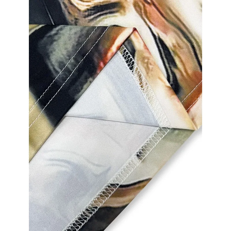 ヨーロッパとアメリカの女性の新しいドレス暑い夏のアマゾンベイ新しい婦人服セクシーなローカットプリント花柄ストラップドレス