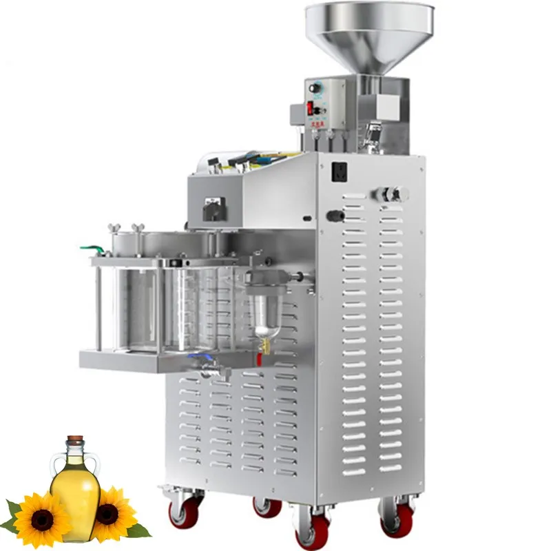

Stainless Steel 30kg/h Automatic Cold & Hot Pressing Multifunctional Oil Extractor for Seed Oil Production