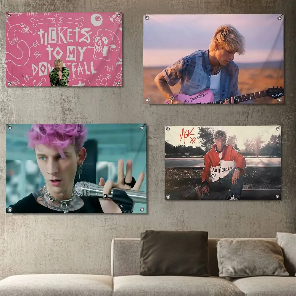 

Goddamn Lost Americana Shazam MGK High-Quality Flag Tapestry Printed Wall Decor Indoor Outdoor Use for Party Home Bar