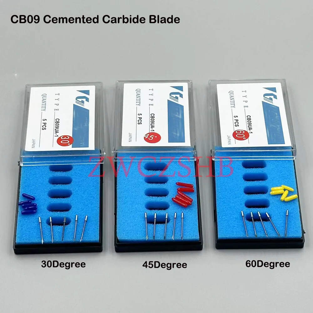 5PCS Für Graphtec CE5000 CE3000 CE6000 Schneiden Plotter CB09 CB15 Messer Klinge CB09UA-5 CB15UA-5 Hartmetall Klinge Messer – Detail 3