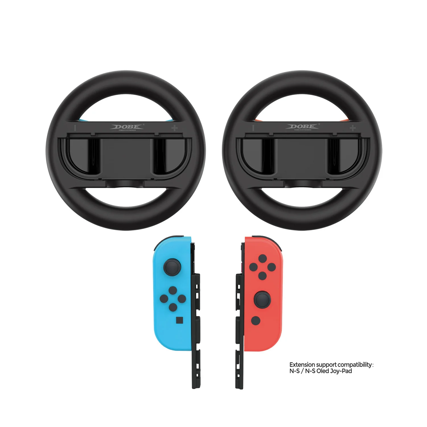 Volantes TNS-3196S para Switch 2/OLED, Mario Kart World y 8 Juegos de Carreras Deluxe, Paquete de 2 Volantes para Juegos de Carreras para Switch 2
