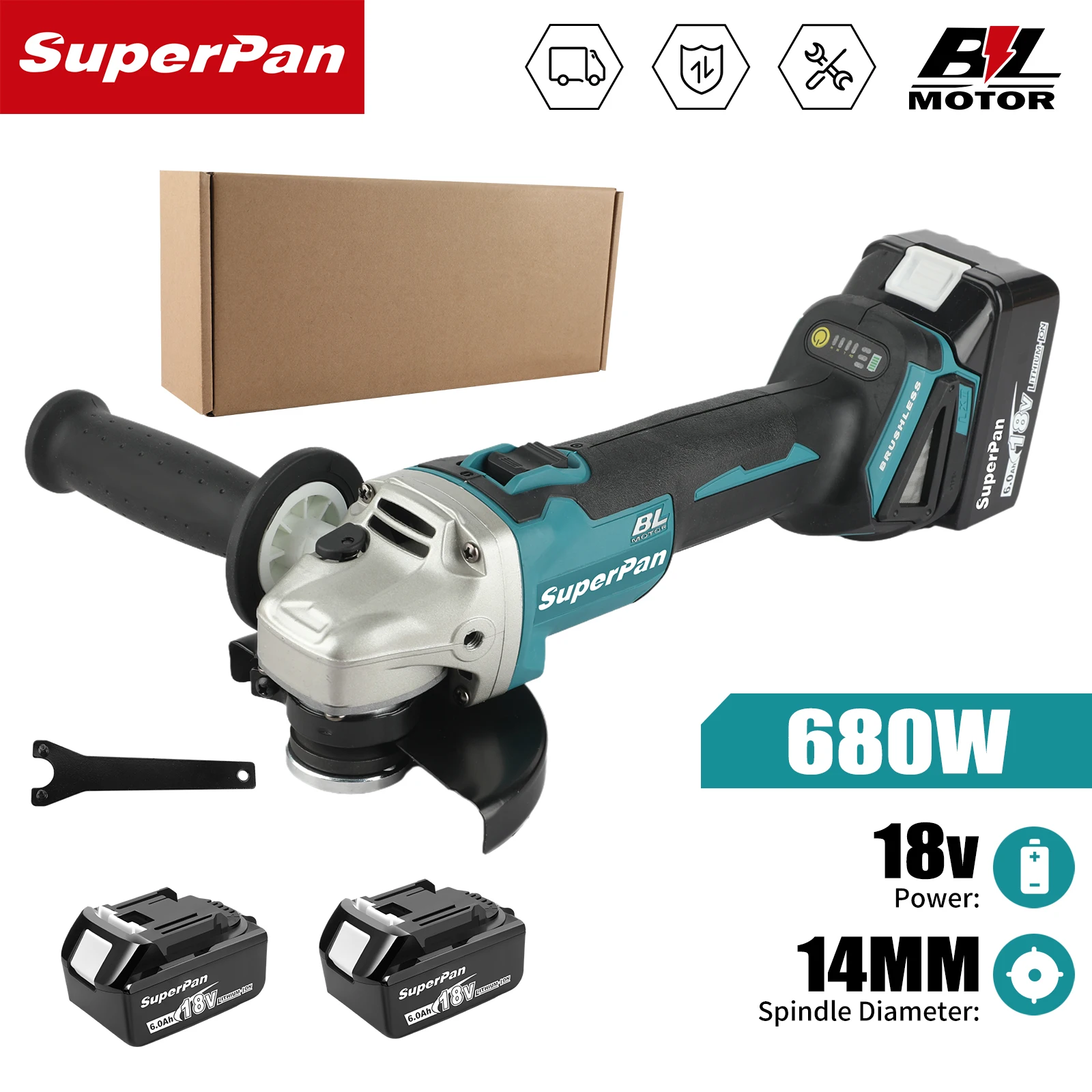 

DGA504 125 мм 8500 об/мин аккумуляторная угловая шлифовальная машина для полировки M14 перезаряжаемая режущая машина для Makita 18 В аккумуляторные штифты