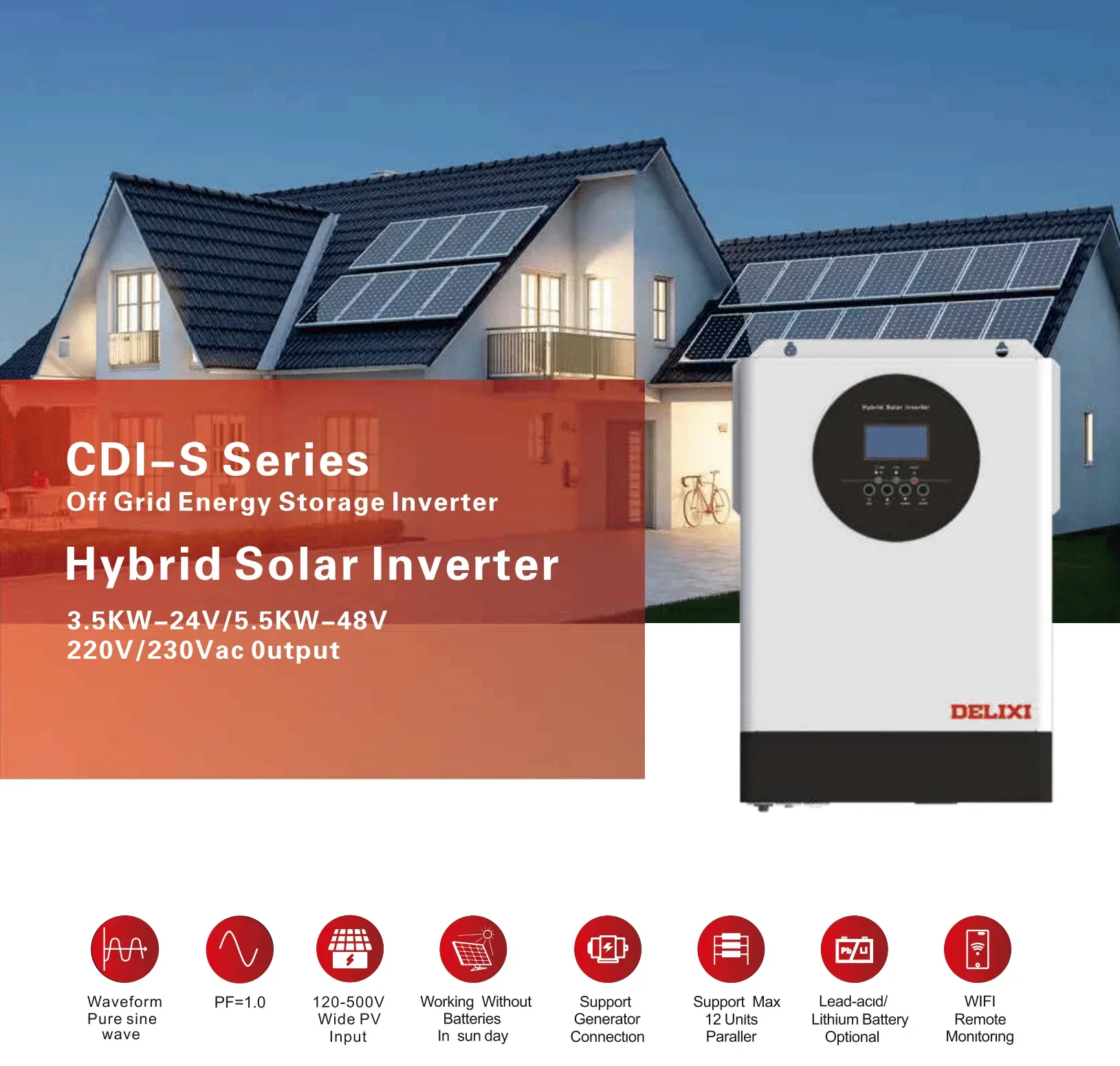 5Kva Hybrid Solar I…