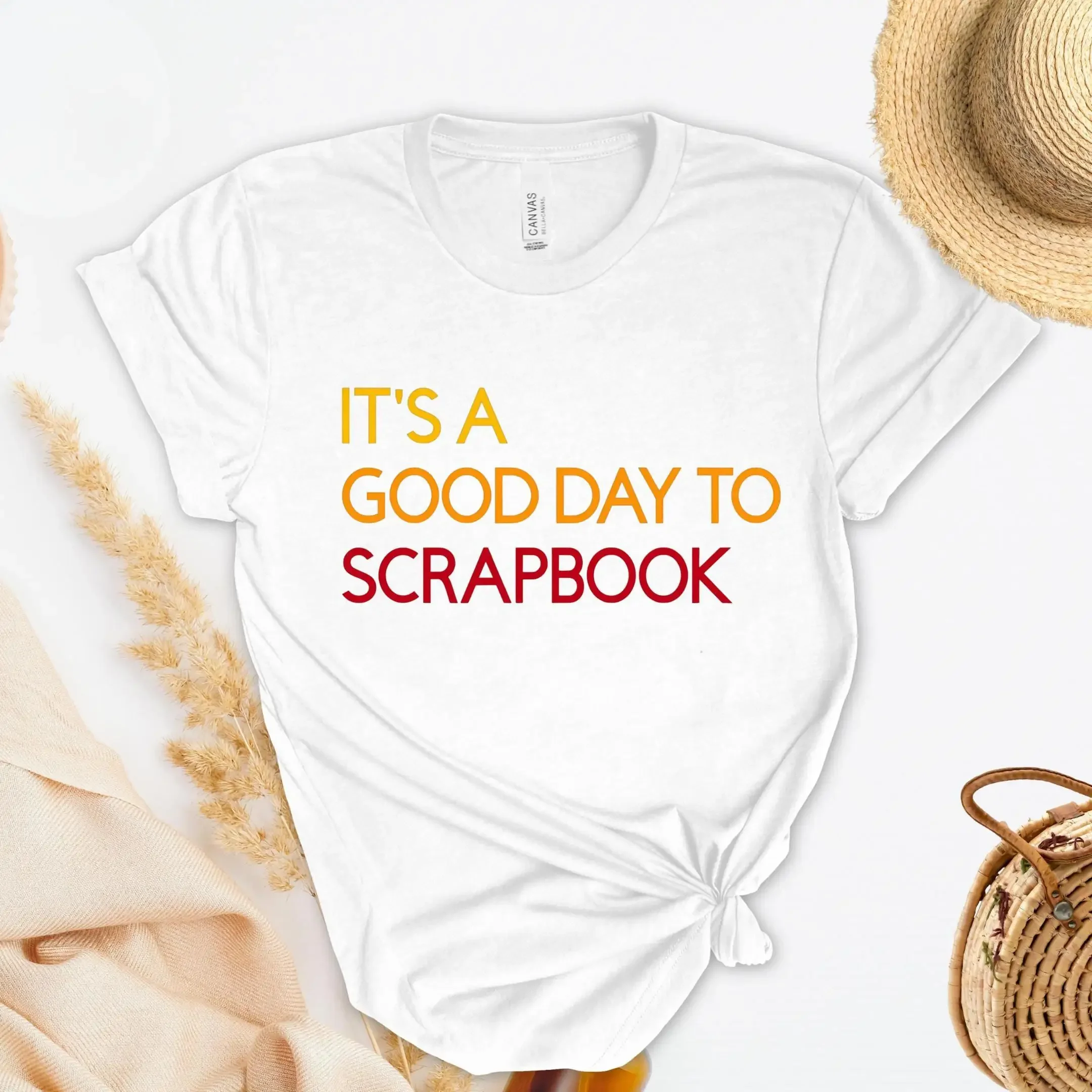 It s A Good Day To Scrapbook T Shirt Crafting Hobby Scrapbooking Gender Neutral Minimalist