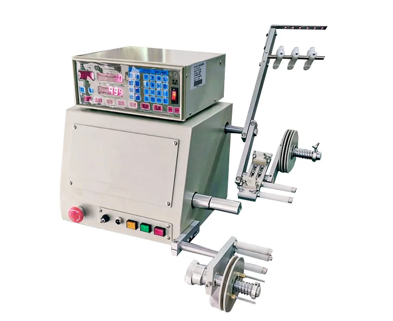 Fully Automatic Transformer Coil Copper Wire Winding Machine Enameled Wire Iron Wire Double Shaft Winding Machine