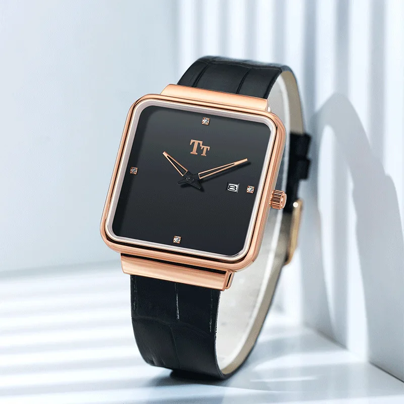 New Trendy Fashion Automatic Silicone Ladies Watch Female Student Korean Version Simple Waterproof Quartz Watch Luxury Gift
