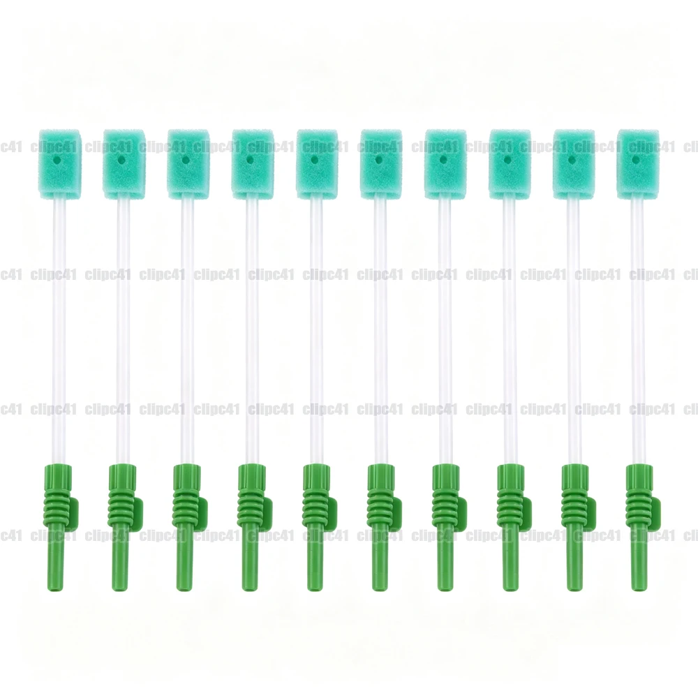5-50Pcs Disposable Medical Sponge Toothbrush ICU Suction Swab Oral Care Single Use Suction Toothbrush System Oral Hygiene