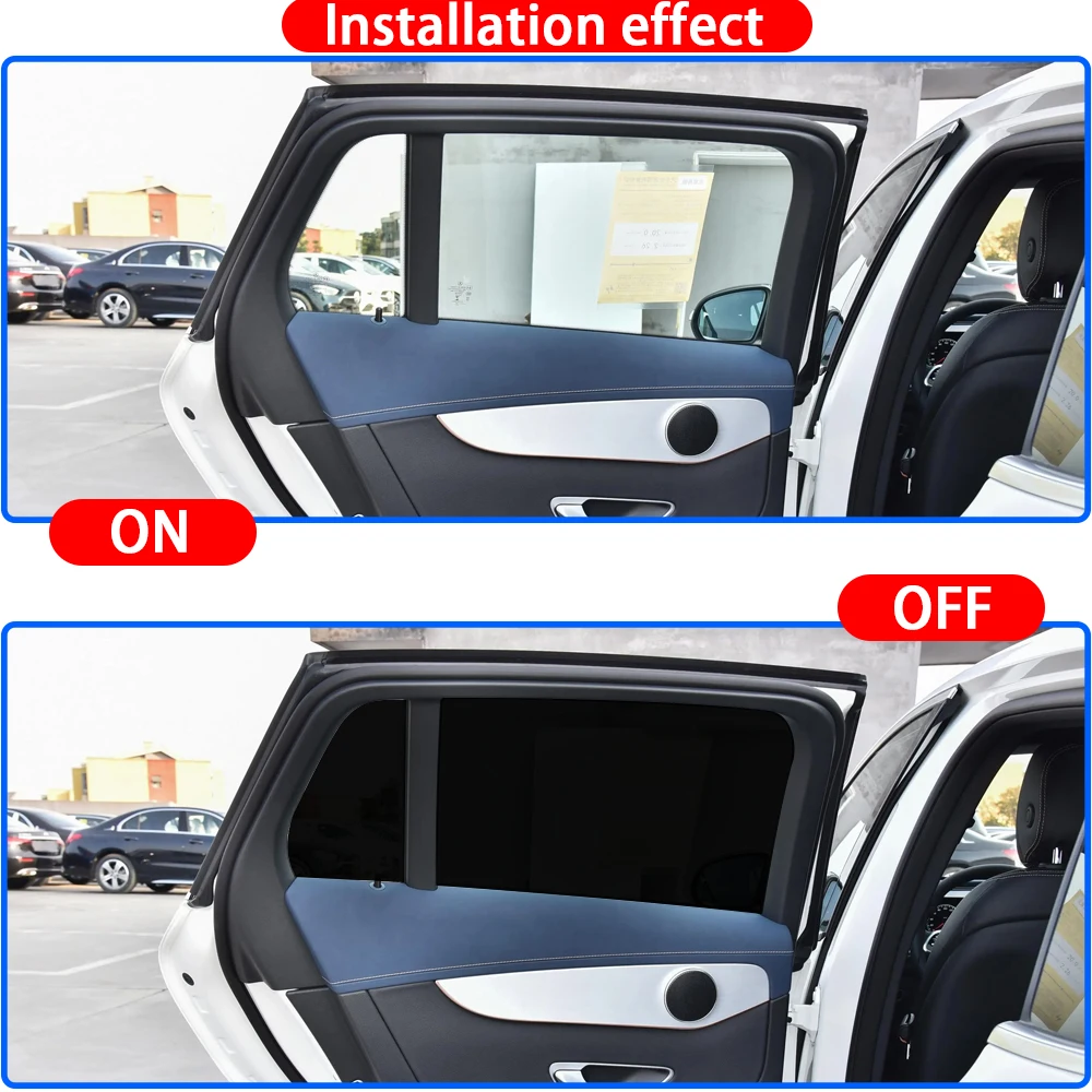 For Mercedes Benz EQC N293 2019-2023 OEM Electric Smart Privacy Film Polymer Dispersed Liquid Crystal Film Glass Window Tint