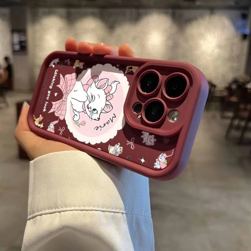 Аниме Disney Marie Cat для POCO X3 X4 X5 X6 X7 M3 M4 M6 F4 F5 F6 C31 C50 C51 C61 C65 C75 C55 Plus Etui для телефона с лестницей для глаз Funda