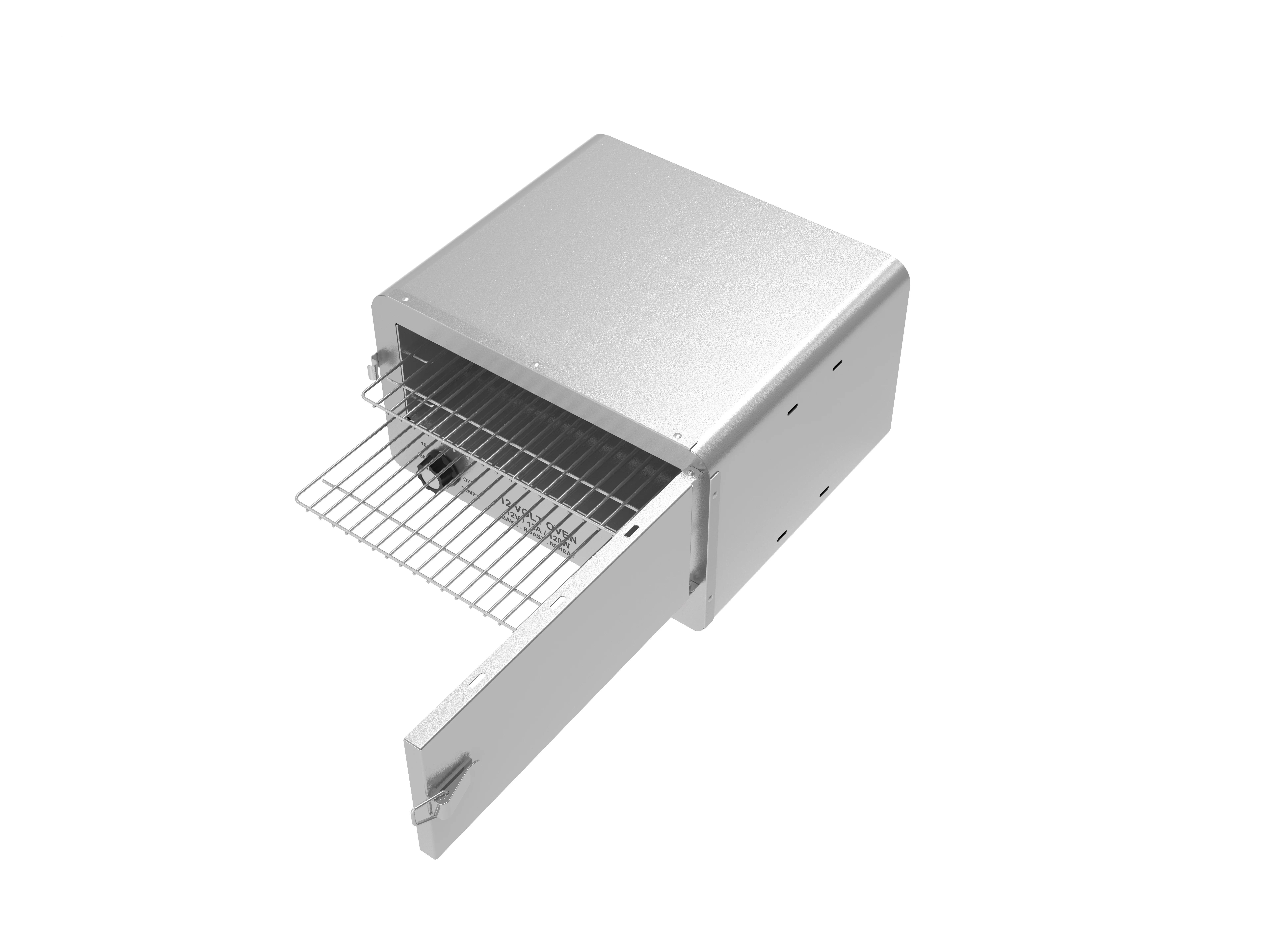 Forno 12V portatile a microonde in acciaio inox più efficiente barca 12V compagno di viaggio forno elettrico portatile per il campeggio