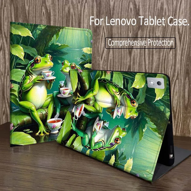 

Cartoon Anime Frog Cute For Legion Xiaoxin Pad P12 Pro Y900 GT 2023 2025 12.1 12.7 14.5 inch Tablet Case
