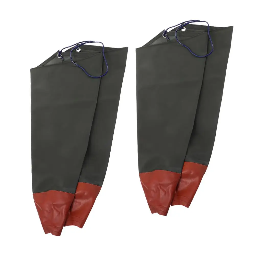 2Pairs Waterproof Arm Oversleeves Long Rubber Gloves ElbowLength DishWashing KitchenOversleeves LaundryHousehold WorkGloves