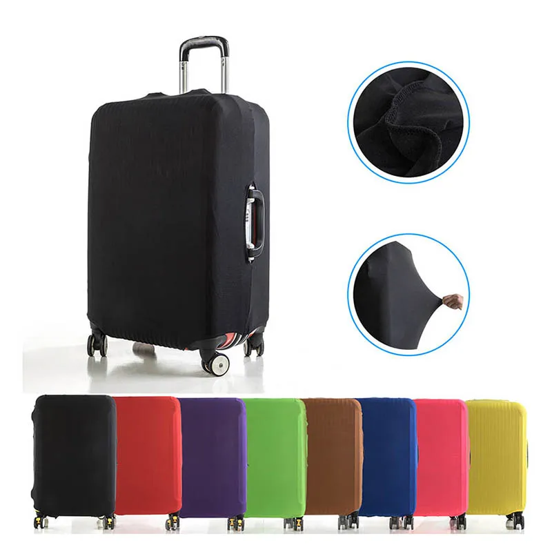 

S/M/L/XL Luggage Cover Stretch Fabric Suitcase Protector Baggage Dust Case Cover For 18-32Inch Suitcase Case Travel Organizer