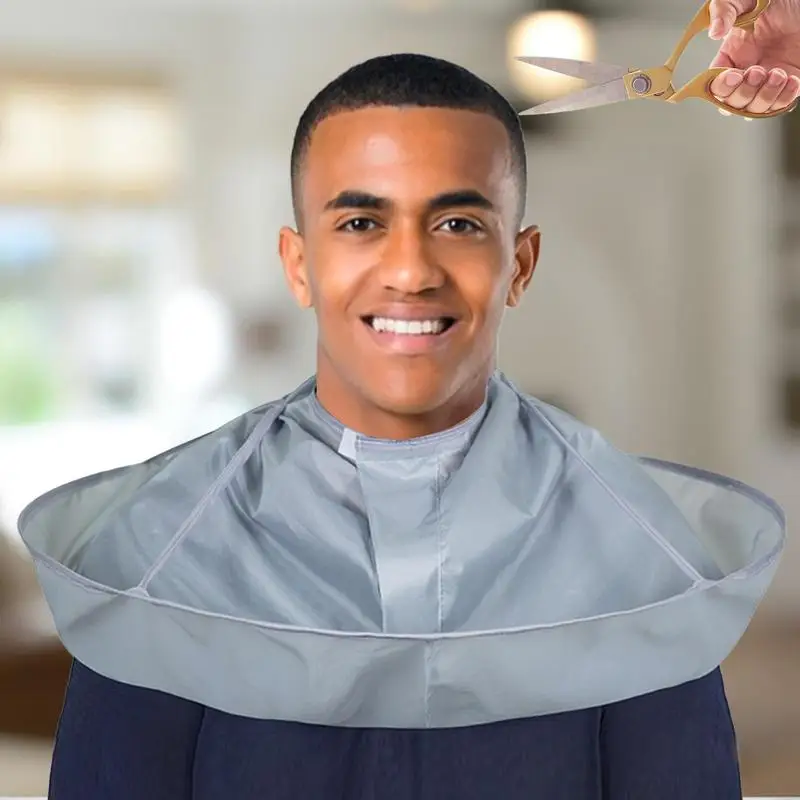 Male Shaving Apron Beard Catcher Cape Care Bib Face Shaved Hair Adult Bibs Shaver Cleaning Hairdresser Gift for Man Clean Apron