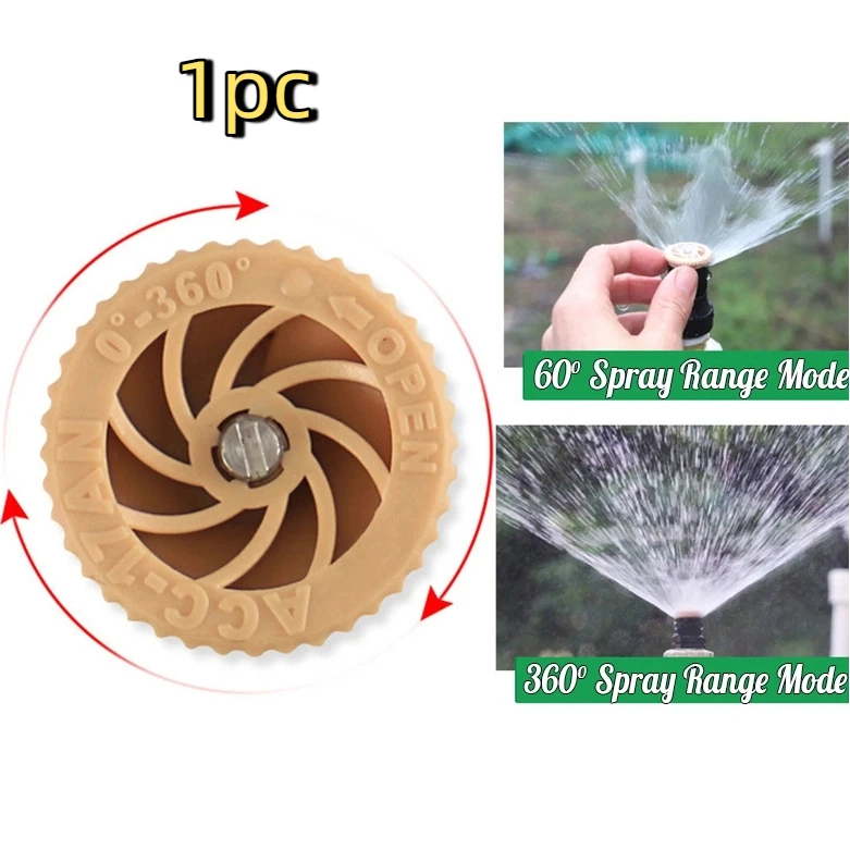 0-360 Degrees Adjustable Farm Garden Lawn Watering Irrigation Nozzle 1Pc Water Sprinkler With 1/2 Inch Thread Plastic Support