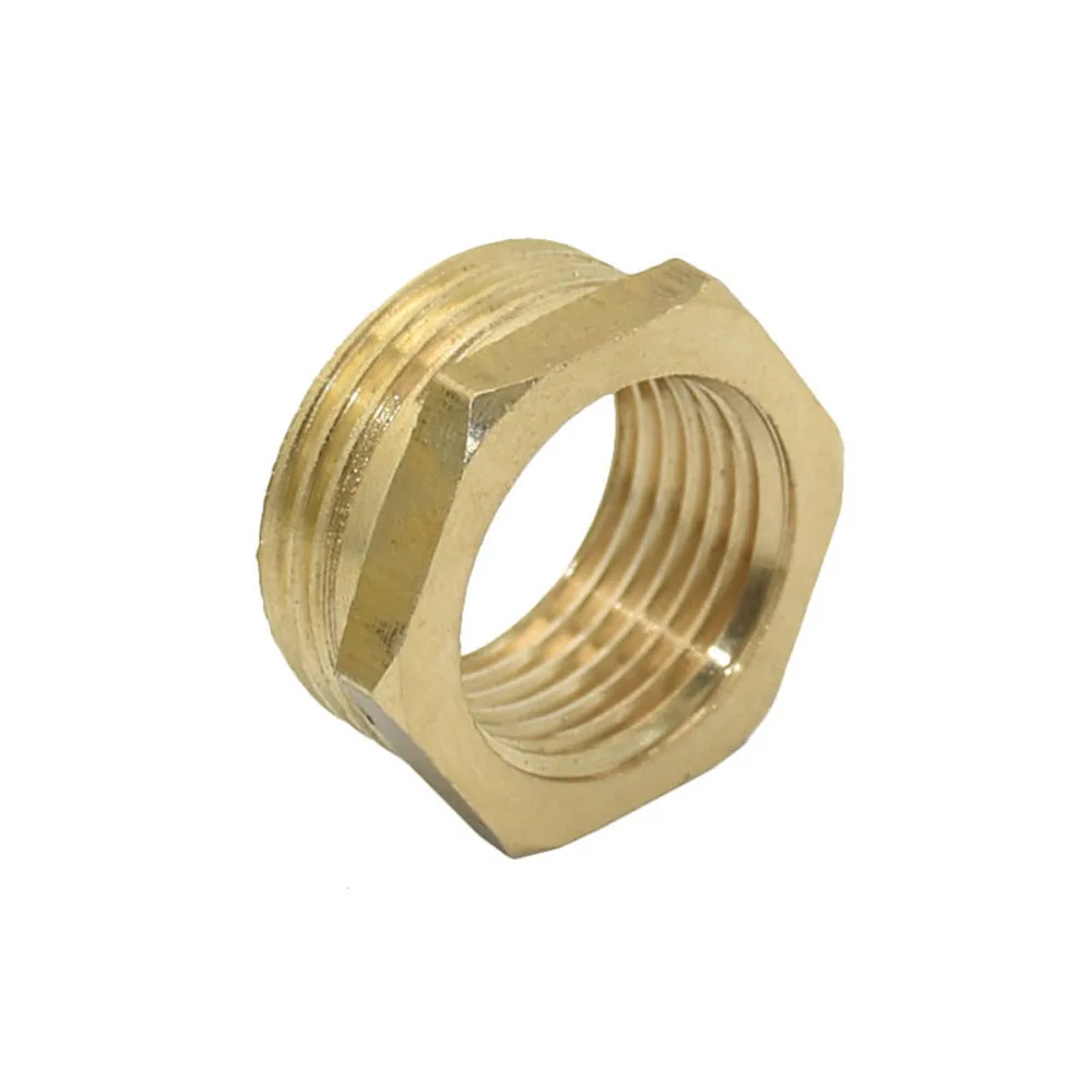 Brass Male 3/4 To The 1/2 Female Garden Tap Adapter 3/4 Reducing 1/2 Threaded Connector Fittings 1Pcs