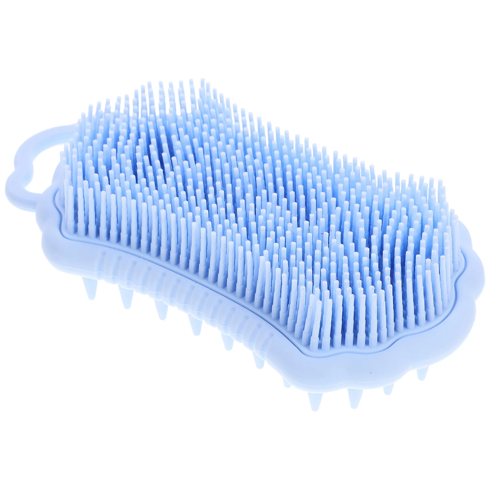 

Cherry Toilet Brush and Holder Shampoo Comb Body Silicone Loofah Silica Gel Men Scrubber