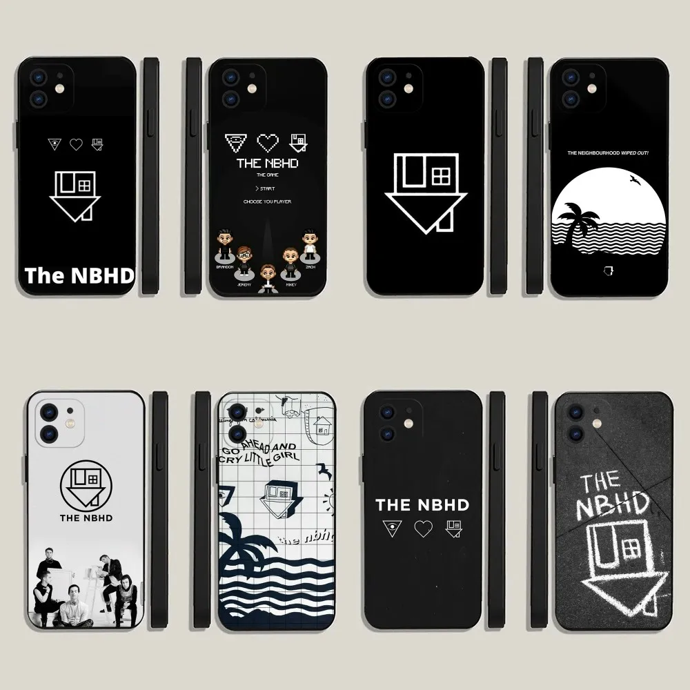 The Neighbourhood N-NBHD   Phone Case For iPhone 15,14,13,12,11,Plus,Pro Max,XS,X,XR,SE,Mini,8,7 Soft Silicone Black Cover