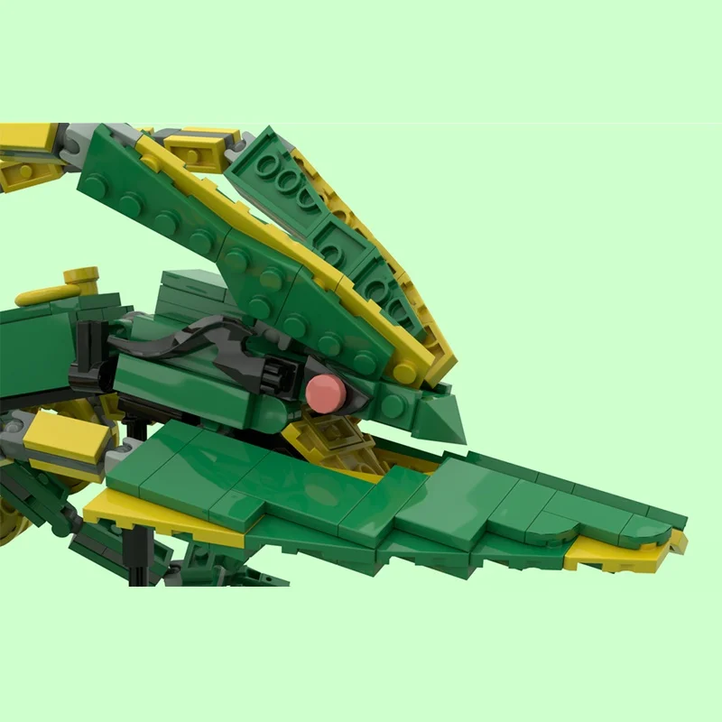 1105 قطعة MOC ميجا Rayquaza الحيوانات الأليفة نموذج اللبنات العمارة لتقوم بها بنفسك هدايا عيد الميلاد ألعاب إبداعية التعليم الطوب عيد ميلاد