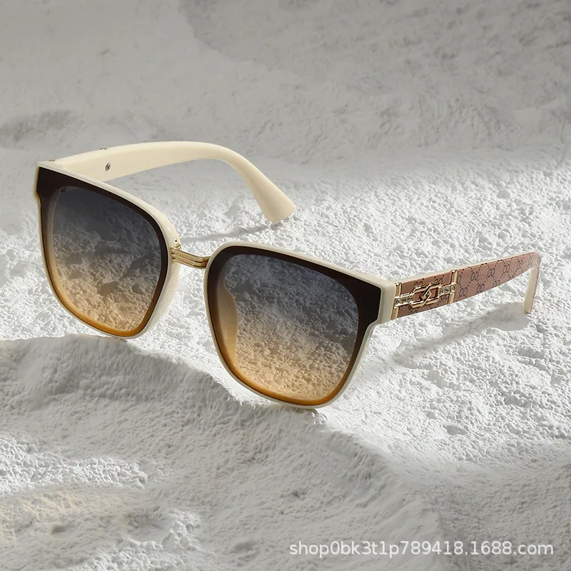 

2026 New Oversized Square Sunglasses, Luxury Fashion UV400 Protection Face Slimming Unisex Casual Eyewear