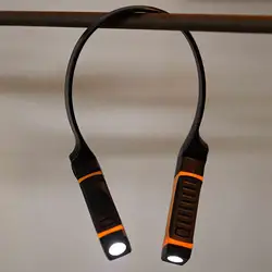 Lámpara LED colgante para el cuello, brazos flexibles, giratorios de 105 grados, 2 niveles de brillo, portátil, para el hogar, sala de estar, apartamento, dormitorio, Camping