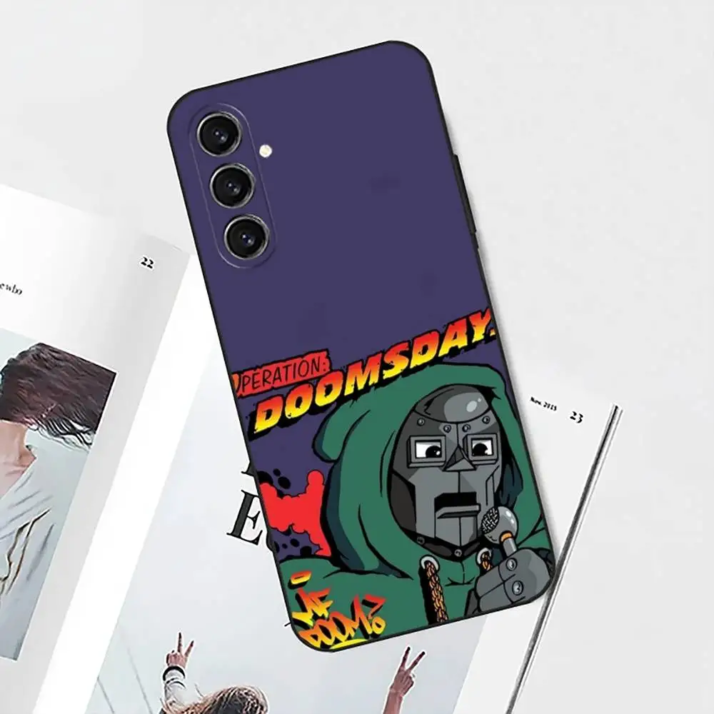 MF D-DOOM Rapper Handyhülle für Samsung S25, S24, S21, S22, S23, S30, Ultra, S20, Plus, Fe, Lite, Note, 10 Schwarz Soft Shell